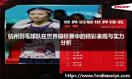 杭州羽毛球队在世界锦标赛中的精彩表现与实力分析